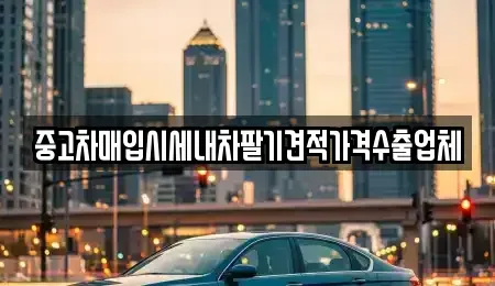 경기도 이천시 진리동 중고차매입 전문 중고차매입시세내차팔기견적가격수출업체