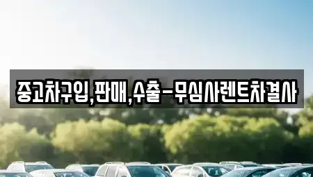경기도 파주시 금촌동 중고차매매 전문 중고차구입,판매,수출-무심사렌트차결사