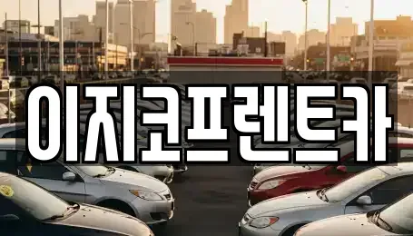 경기도 평택시 서정동 렌트카 전문 이지코프렌트카