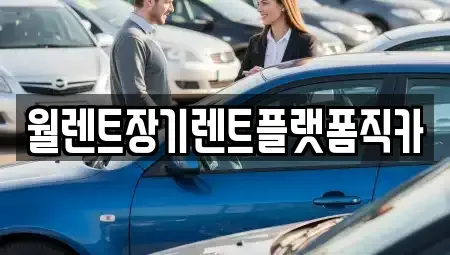 경기도 하남시 하사창동 장기렌트카 전문 월렌트장기렌트플랫폼직카