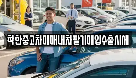 경기도 화성시 반송동 중고차매입 전문 착한중고차매매내차팔기매입수출시세