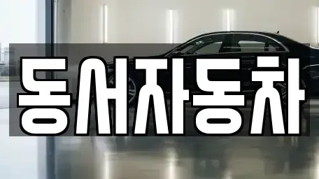 경남 김해시 강동 중고차 전문 동서자동차
