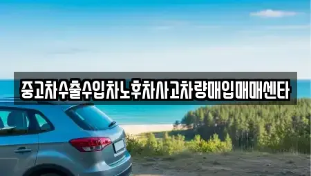 경남 김해시 흥동 중고차매입 전문 중고차수출수입차노후차사고차량매입매매센타