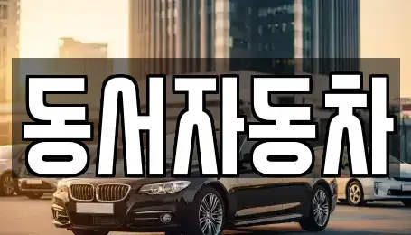 경남 양산시 유산동 중고차 전문 동서자동차