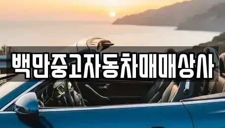 경남 진주시 판문동 중고차 전문 백만중고자동차매매상사