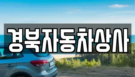 경북 구미시 고아읍 중고차 전문 경북자동차상사