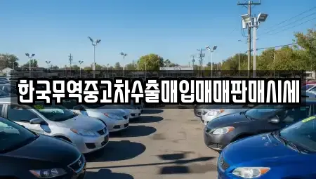 경북 구미시 고아읍 중고차매입 전문 한국무역중고차수출매입매매판매시세