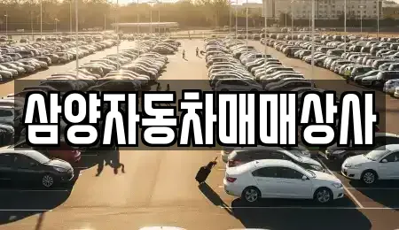 경북 영주시 중고차 전문 삼양자동차매매상사