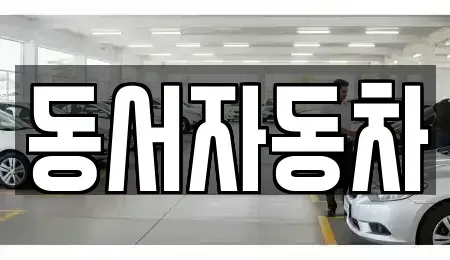 경북 영천시 봉동 중고차 전문 동서자동차