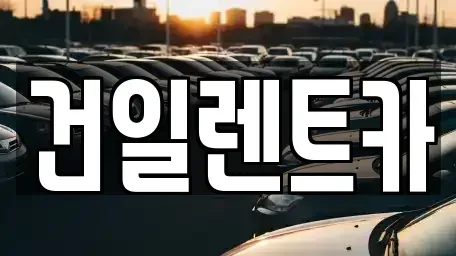 경상남도 김해시 안동 렌트카 전문 건일렌트카