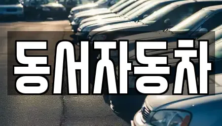 경상남도 김해시 안동 중고차 전문 동서자동차