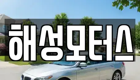 경상남도 김해시 안동 중고차 전문 해성모터스