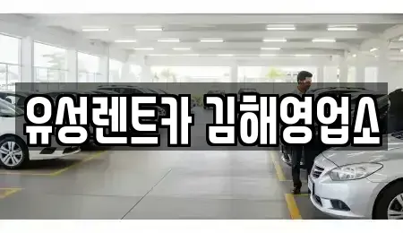 경상남도 김해시 전하동 렌트카 전문 유성렌트카 김해영업소