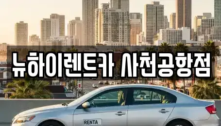 경상남도 사천시 사천읍 렌트카 전문 뉴하이렌트카 사천공항점
