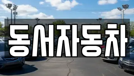 경상남도 진주시 봉곡동 중고차매매 전문 동서자동차