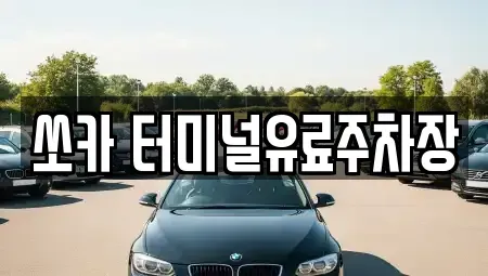 경상남도 진주시 칠암동 렌트카 전문 쏘카 터미널유료주차장