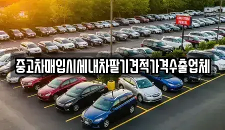 경상남도 창원시 마산회원구 봉암동 중고차매입 전문 중고차매입시세내차팔기견적가격수출업체