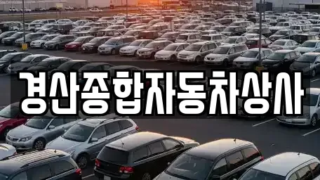 경상북도 경산시 대정동 중고차 전문 경산종합자동차상사