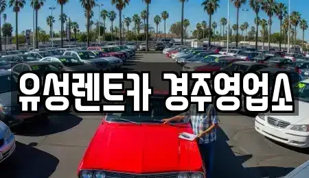 경상북도 경주시 율동 렌트카 전문 유성렌트카 경주영업소