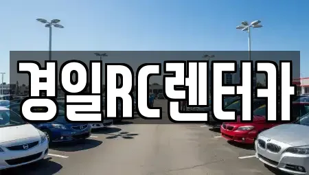 경상북도 영천시 과전동 렌트카 전문 경일RC렌터카