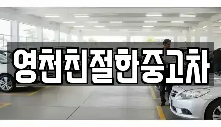 경상북도 영천시 완산동 중고차 전문 영천친절한중고차