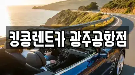 광주 광산구 송촌동 렌트카 전문 킹콩렌트카 광주공항점