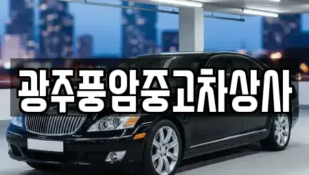 광주 광산구 송촌동 중고차매매 전문 광주풍암중고차상사
