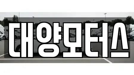광주광역시 광산구 안청동 중고차 전문 대양모터스