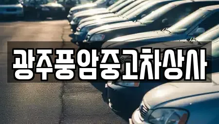 광주광역시 동구 황금동 중고차 전문 광주풍암중고차상사