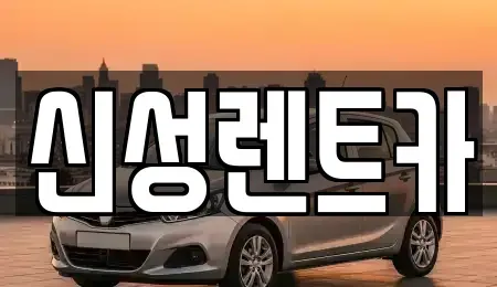 광주광역시 북구 동림동 렌트카 전문 신성렌트카