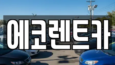 광주광역시 북구 용전동 렌트카 전문 에코렌트카