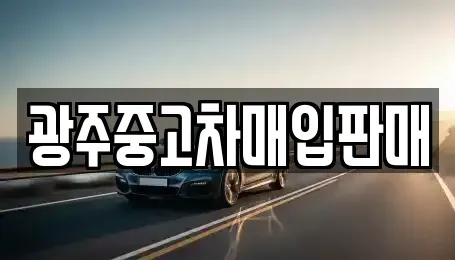 광주광역시 서구 덕흥동 중고차매입 전문 광주중고차매입판매