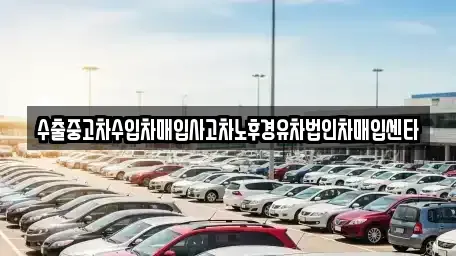 광주광역시 서구 덕흥동 중고차매입 전문 수출중고차수입차매입사고차노후경유차법인차매입센타