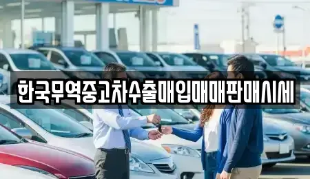 광주광역시 서구 동천동 중고차매매 전문 한국무역중고차수출매입매매판매시세