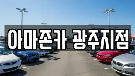 광주광역시 서구 치평동 장기렌트카 전문 아마존카 광주지점