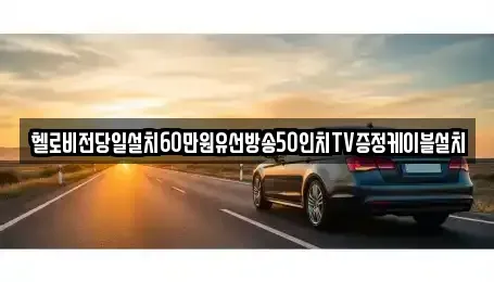 대구 동구 지묘동 중고차 전문 헬로비전당일설치60만원유선방송50인치TV증정케이블설치
