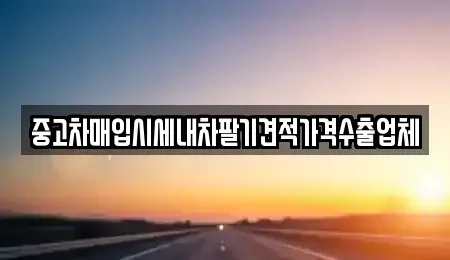 대구 북구 고성동2가 중고차 전문 중고차매입시세내차팔기견적가격수출업체
