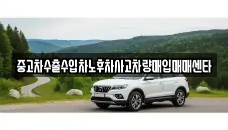 대구 북구 관음동 중고차매입 전문 중고차수출수입차노후차사고차량매입매매센타