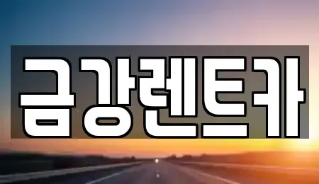대구 수성구 중동 렌트카 전문 금강렌트카