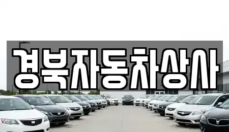 대구 중구 장관동 중고차 전문 경북자동차상사