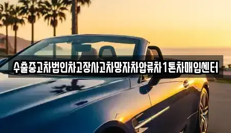 대구광역시 달성군 옥포읍 중고차 전문 수출중고차법인차고장사고차망자차압류차1톤차매입센터