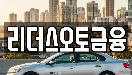 대구광역시 중구 수동 장기렌트카 전문 리더스오토금융