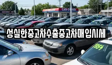 대전 서구 괴곡동 중고차매입 전문 성실한중고차수출중고차매입시세