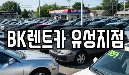 대전 유성구 봉명동 장기렌트카 전문 BK렌트카 유성지점