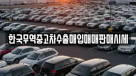 대전 유성구 상대동 중고차매입 전문 한국무역중고차수출매입매매판매시세