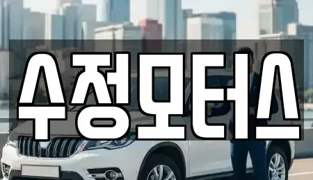 대전광역시 대덕구 갈전동 중고차 전문 수정모터스