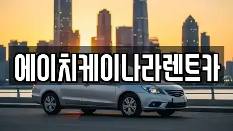 대전광역시 대덕구 대화동 렌트카 전문 에이치케이나라렌트카