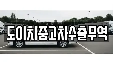대전광역시 대덕구 대화동 중고차매매 전문 도이치중고차수출무역