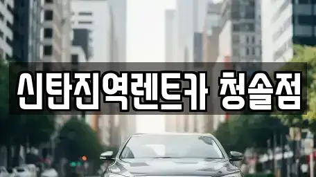 대전광역시 대덕구 미호동 렌트카 전문 신탄진역렌트카 청솔점