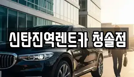 대전광역시 대덕구 부수동 렌트카 전문 신탄진역렌트카 청솔점